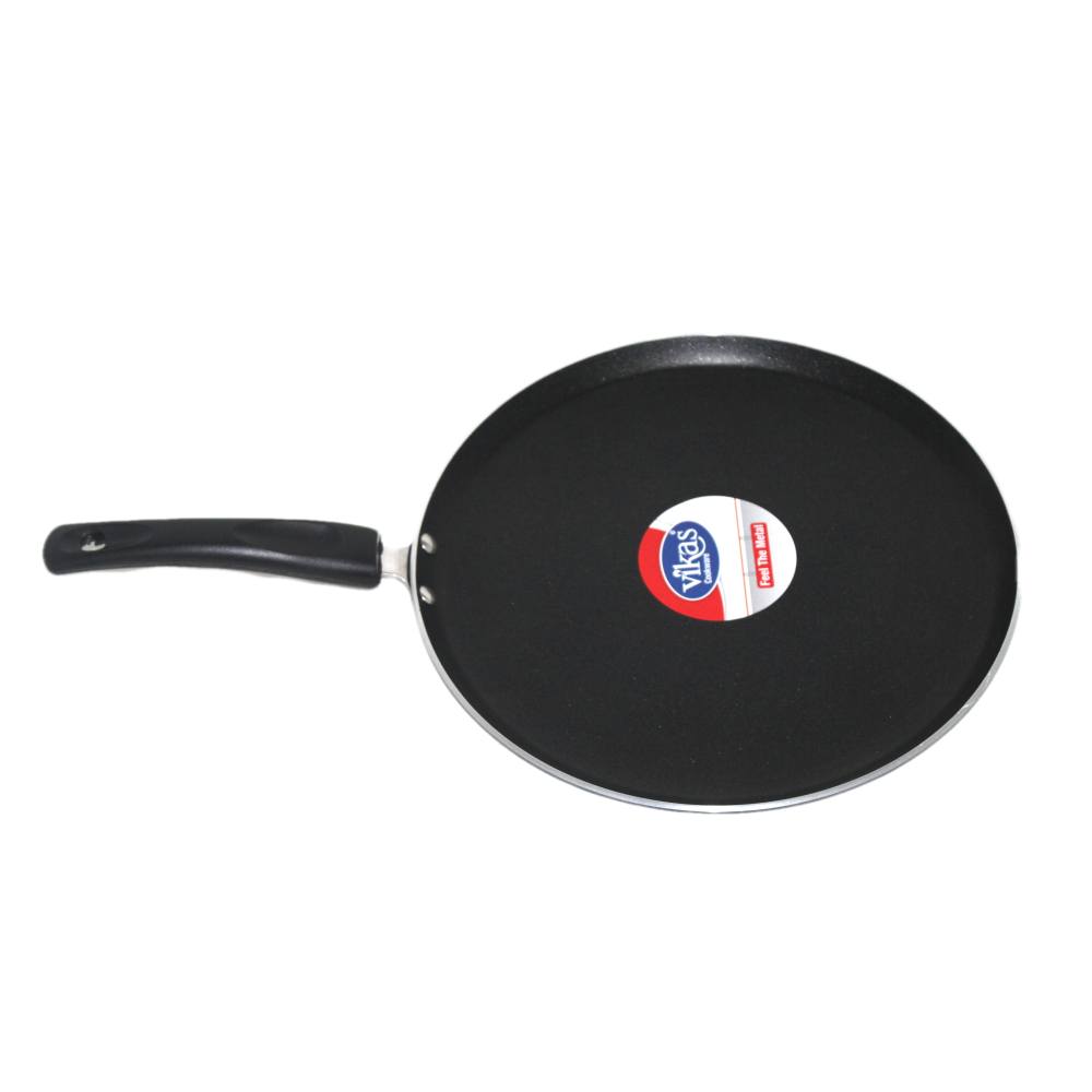 Vikas 30 CM Flat Frying Pancake Pan Non Stick Dosa Tawa 4 MM