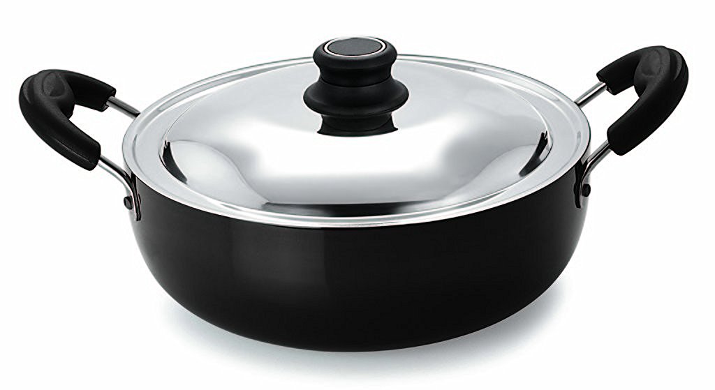 Garuda HARD ANODISE DEEP FRY PAN WITH LID 3 Ltr (24 CM) -1267