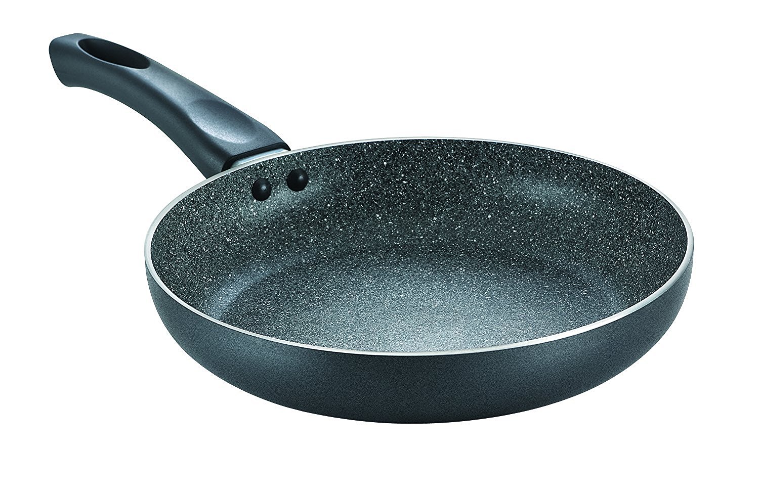 OK Non Stick Fry Pan 1.4 Ltr with Glass Lid Platinum Collection Large-1230 OK Non Stick Fry Pan 1.4 Ltr with Glass Lid Platinum Collection Large-1230