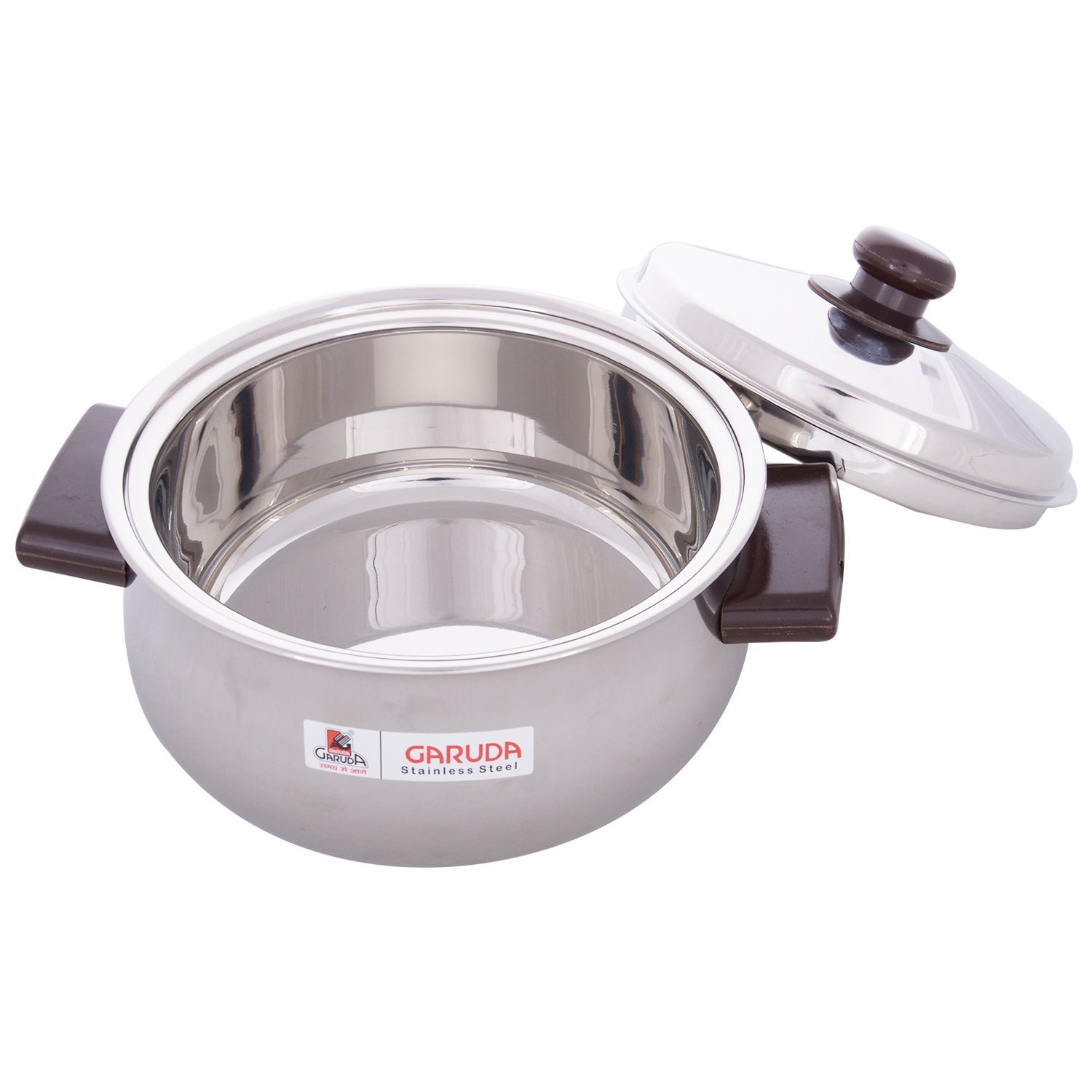 Garuda Belly Shape food warmer Stainless Steel Casserole 1000 ml-2084 Garuda Belly Shape food warmer Stainless Steel Casserole 1000 ml-2084