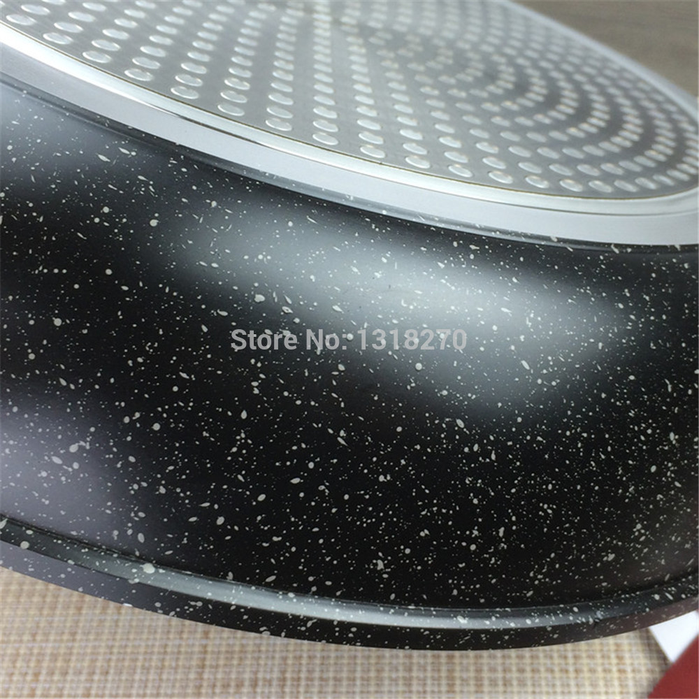 OK Marble Stone Non Stick Fry Pan 1.5 Ltr with Glass Lid-1240 OK Marble Stone Non Stick Fry Pan 1.5 Ltr with Glass Lid-1240