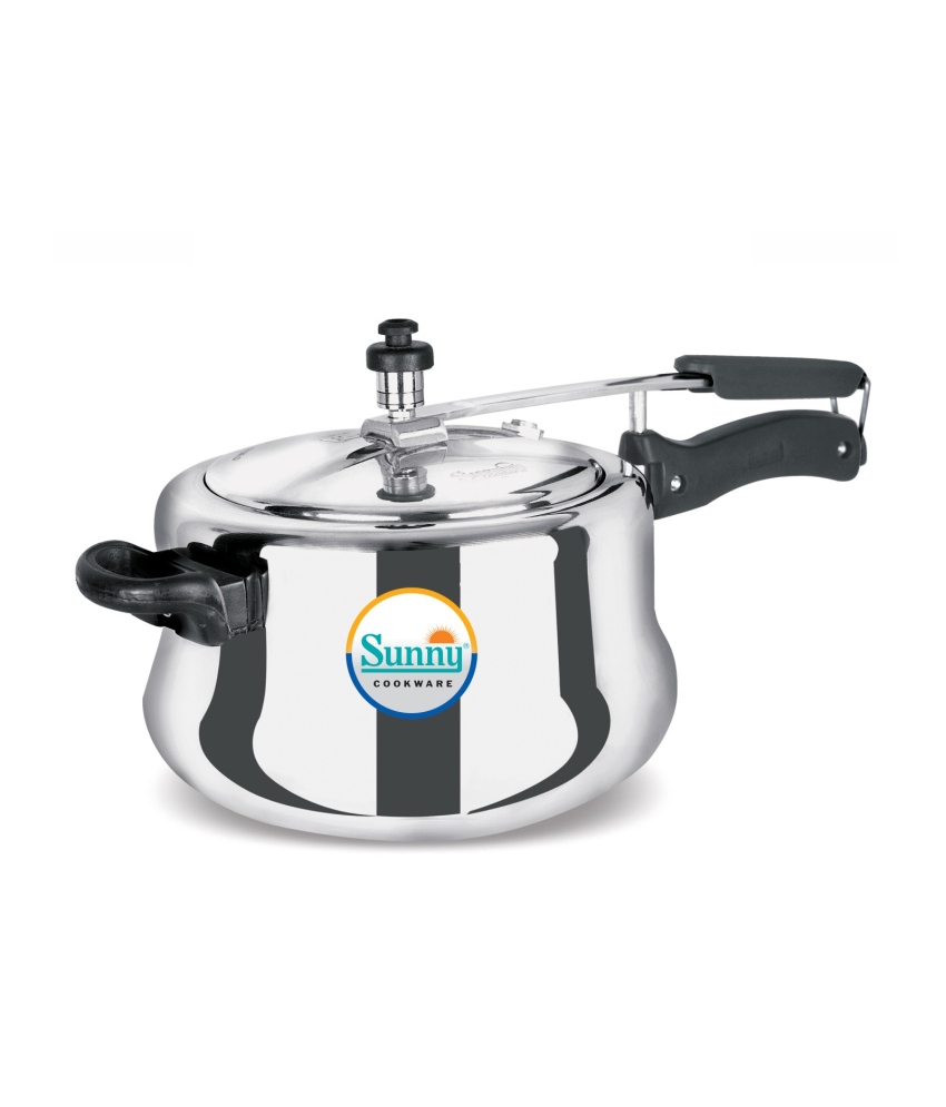 Sunny Inner Lid handi shape 3 Ltr Aluminium pressure cooker