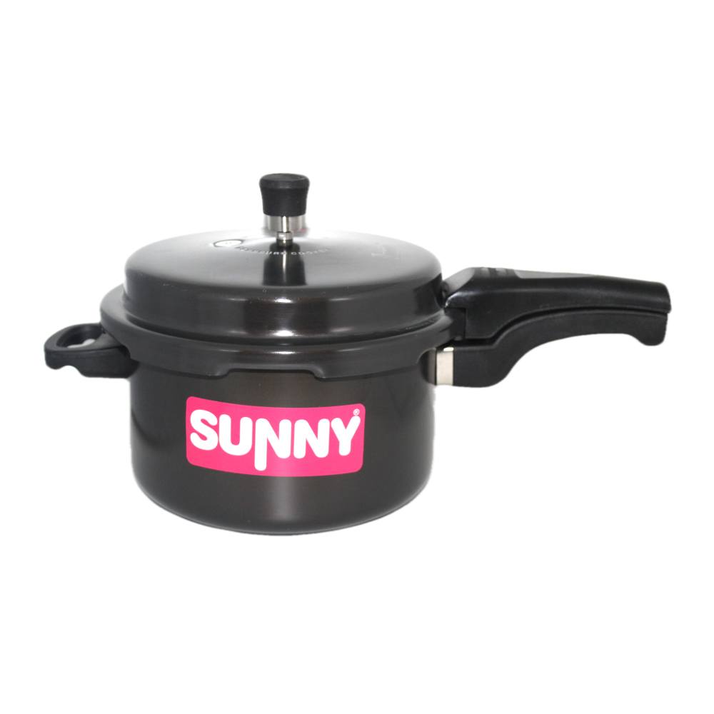 5.5 Liters Large outer lid 5.5 Ltr Hard Anodised Pressure Cooker 5.5 L