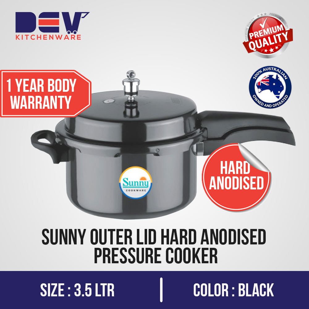 Sunny Outer Lid 3.5 Ltr Hard Anodised Pressure Cooker