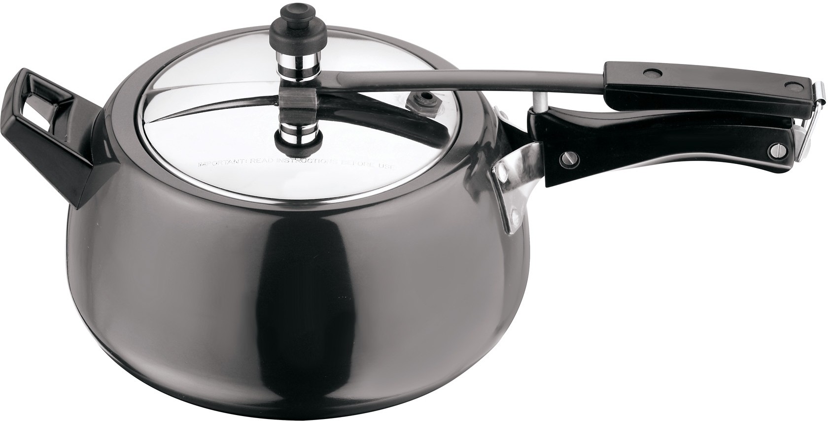 Sunny Inner Lid round shape 5 Ltr Hard Anodised Pressure Cooker