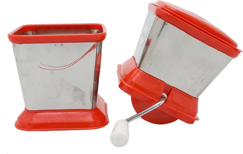 Stainless Steel Quick Onion & Vegetable Chopper / Nuts & Chilly Cutter with lid-1584 Stainless Steel Quick Onion & Vegetable Chopper / Nuts & Chilly Cutter with lid-1584