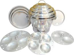 Aluminium Combo Steamer Cooker 3 in 1 12 Pcs Idli maker cooker , Dhokla & Patra
