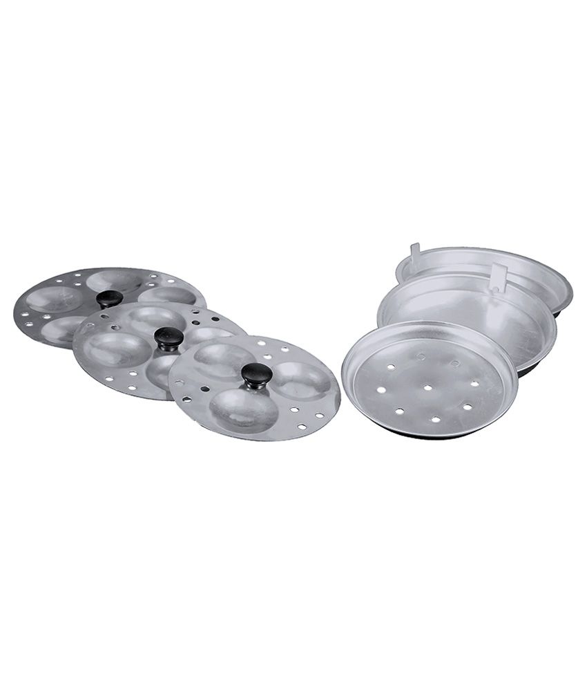 Aluminium Combo Steamer Cooker 3 in 1 12 Pcs Idli maker cooker , Dhokla & Patra-1784 Aluminium Combo Steamer Cooker 3 in 1 12 Pcs Idli maker cooker , Dhokla & Patra-1784