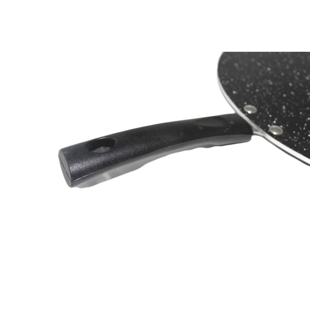 Vikas 32.5 CM Flat Frying Pancake Pan Non Stick (3 layer 4 MM Thick) Dosa Tawa
