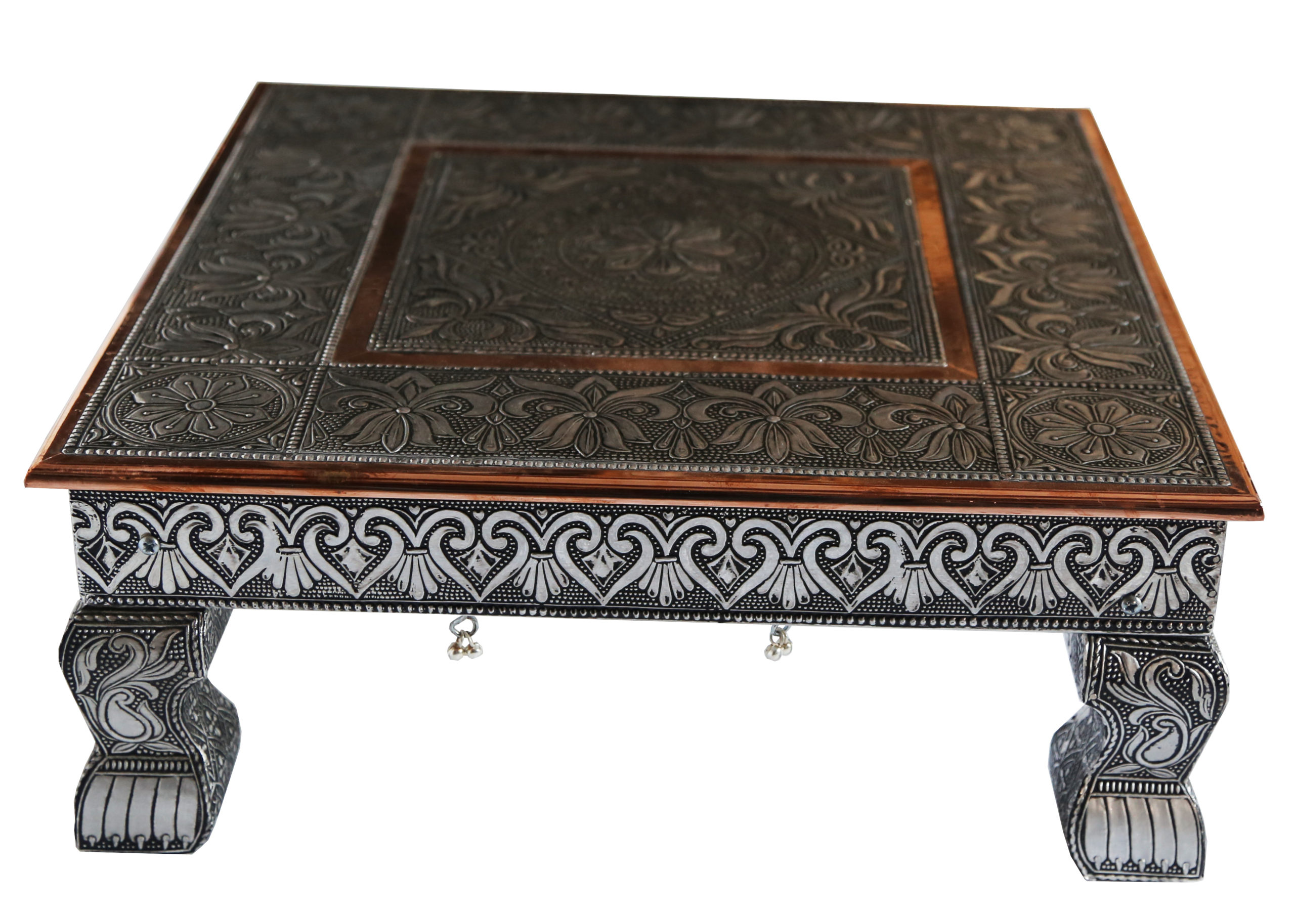 18 * 18 Oxidised Puja Bajot/ Chaurang/ table/Chowki Pooja