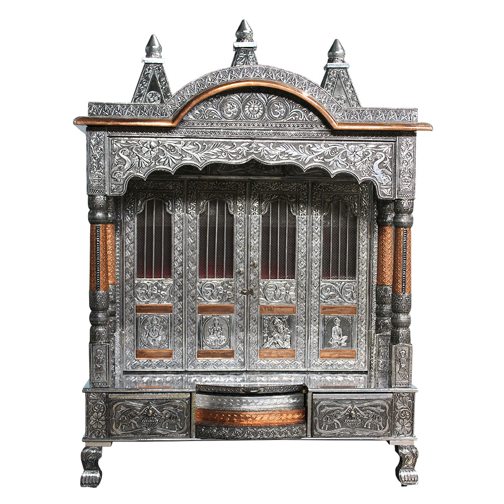 JK 24 18 Oxodise Copper TEMPLE Home PUJA Ghar POOJA Mandir Hindu TEMPLE Temple (Pick Up price)