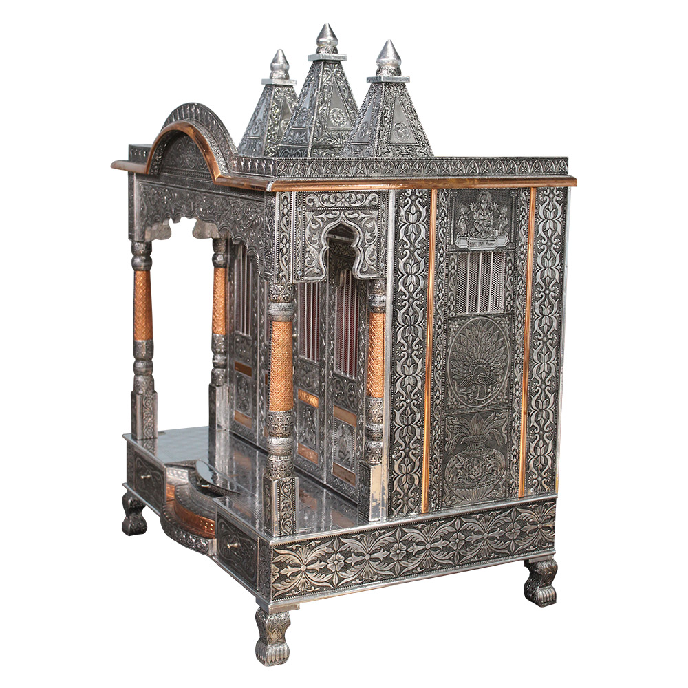 JK 36 18 Oxodise Copper TEMPLE Home PUJA Ghar POOJA Mandir Hindu TEMPLE (Pick Up Price)