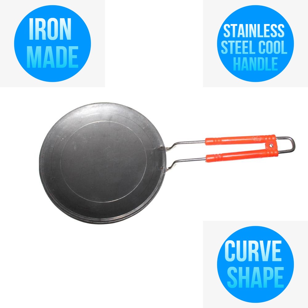 IRON ROTI TAWA WITH STEEL HANDLE