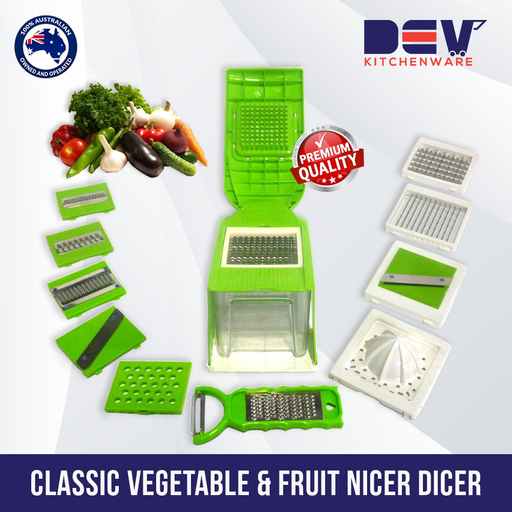 CLASSIC VEGETABLE & FRUIT NICER DICER - 12 IN 1
