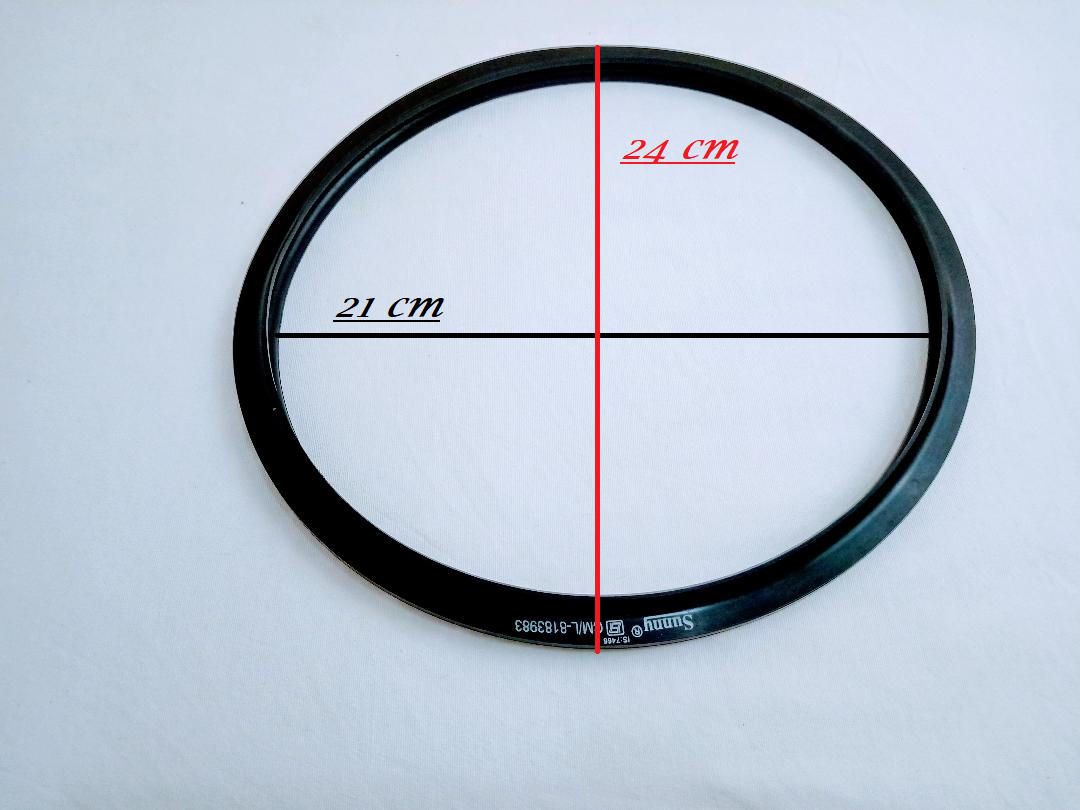 SUNNY OUTER LID COOKER GASKET 5.5 LTR & JUNIOR PAN (No Refund & No Exchange)