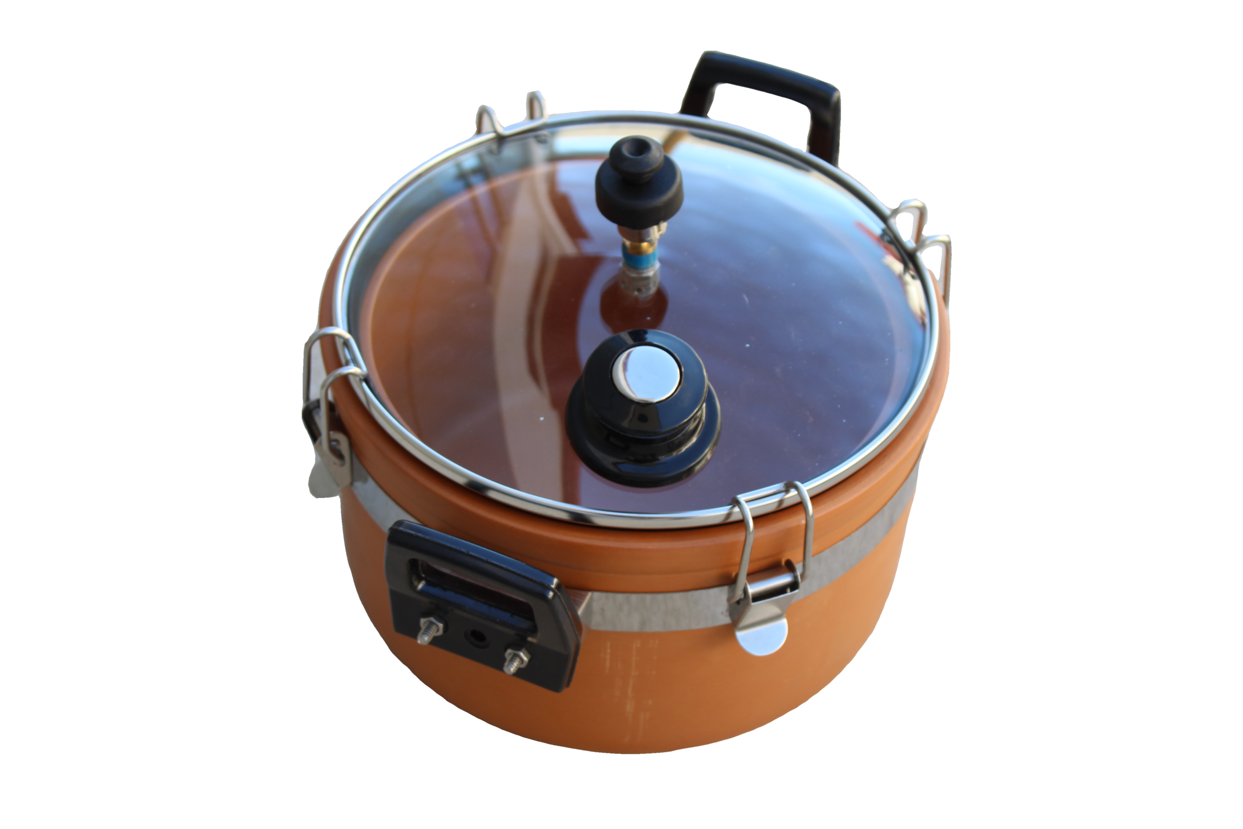 Clay Pressure cooker 3 L With Glass Lid (Only Pick Up)