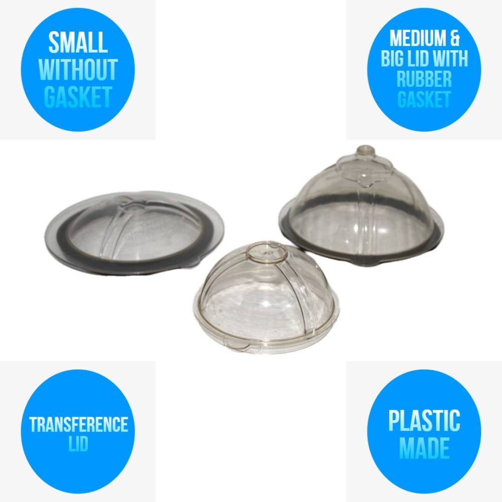 Kitchen King Mixer Grinder Jar Lids Set (No refund & No Exchange)