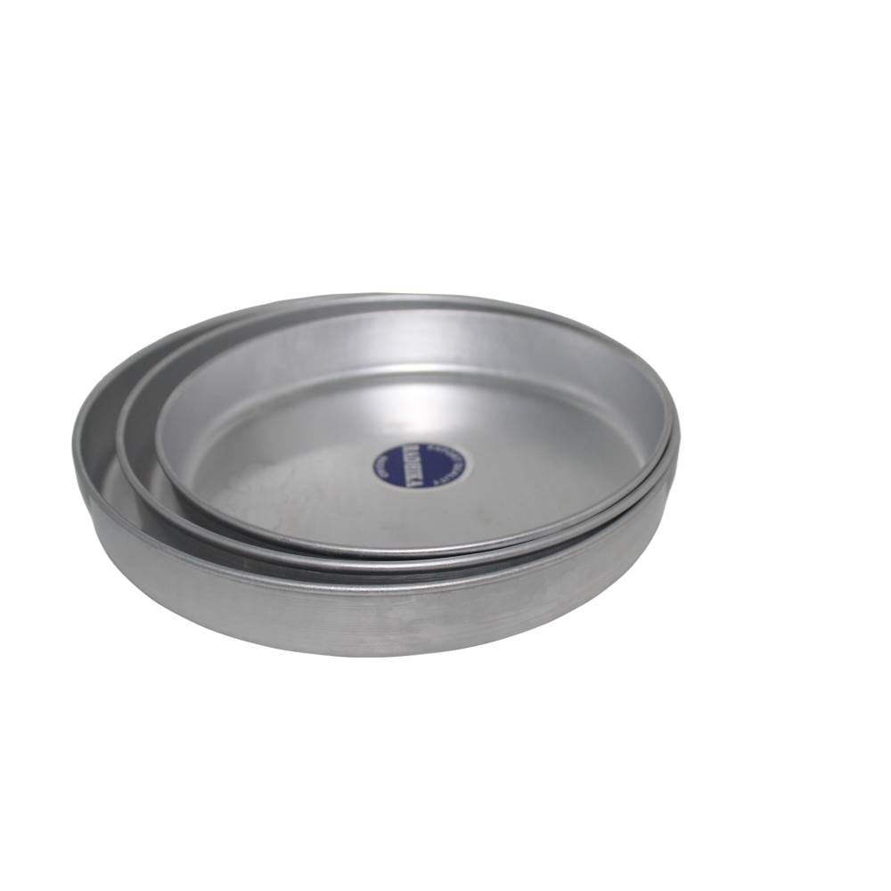Round Khaman, Dhokla & Sweet Aluminium Steamer 3 pcs Plate Sets