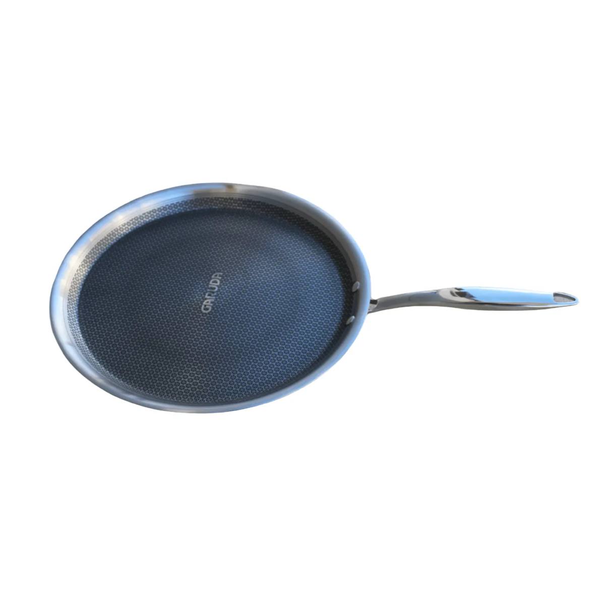 Honeycomb Hybrid Coated Non Stick Stainless Steel Multi Tawa (Dosa Tawa Round) Flat Frying Pancake Pan 32 CM