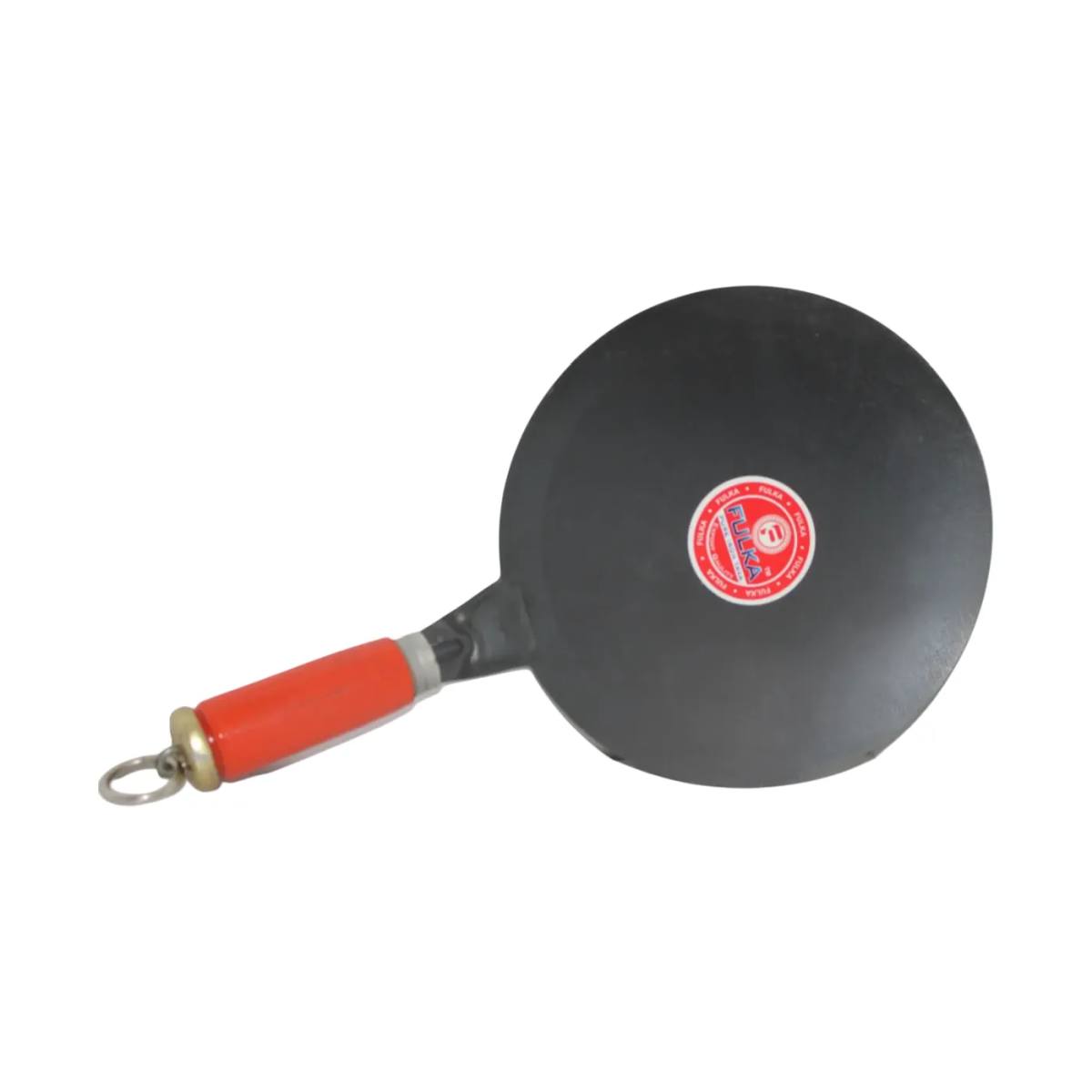 Pure Iron Concave Tortilla Roti Pan Tawa Wooden Handle High Quality 24 CM